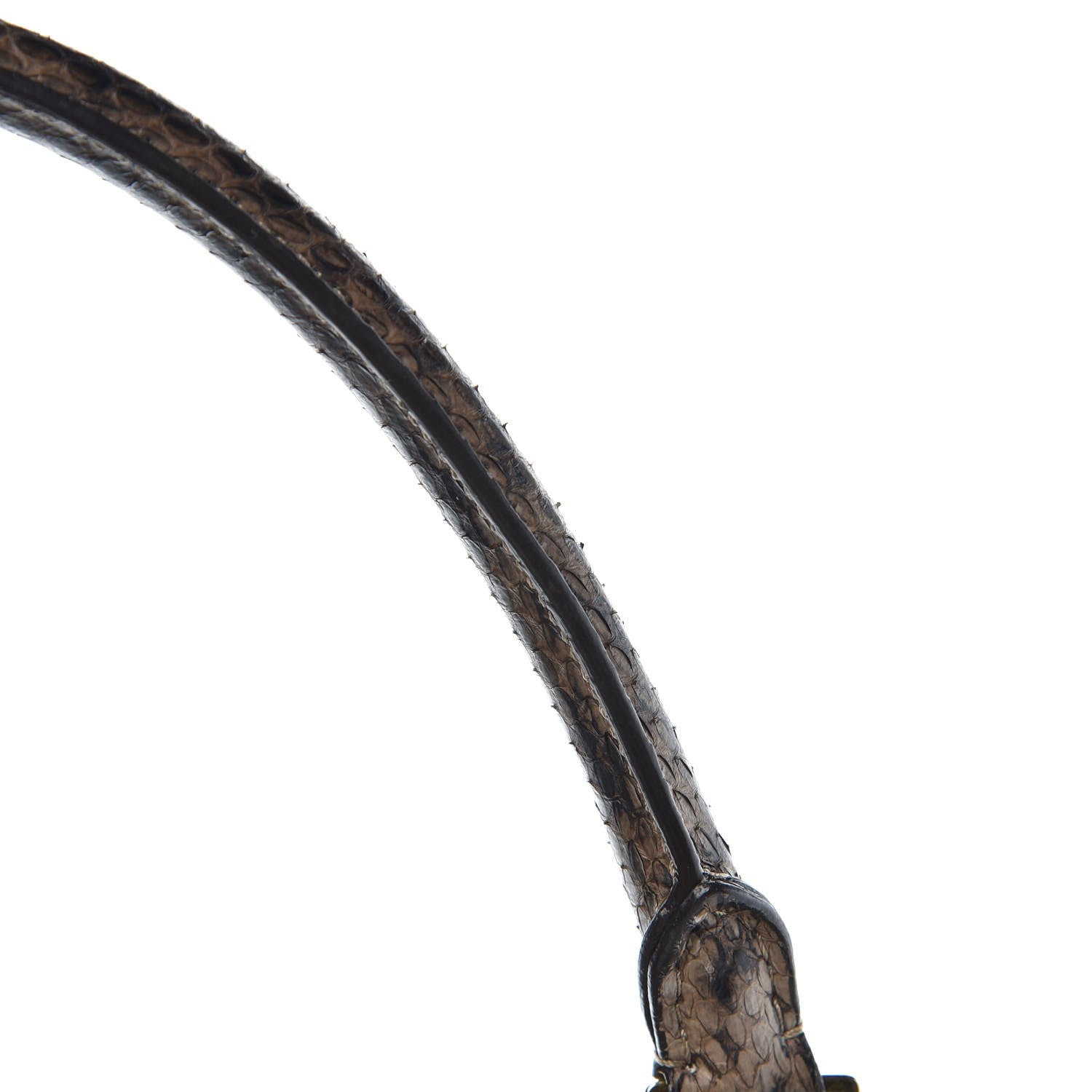 Celine Calfskin Suede Whipsnake Medium Trapeze Taupe 12 of 18