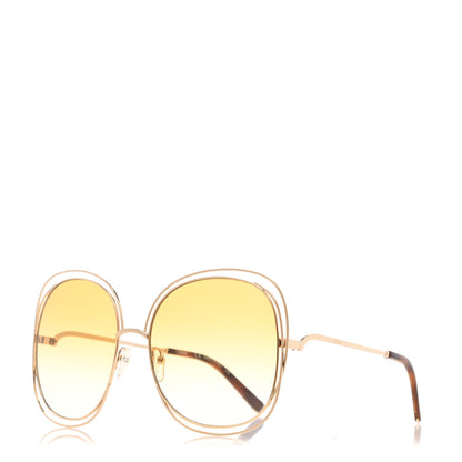Chloe Oversized Round Sunglasses CE126S Tortoise Gold 1 of 7