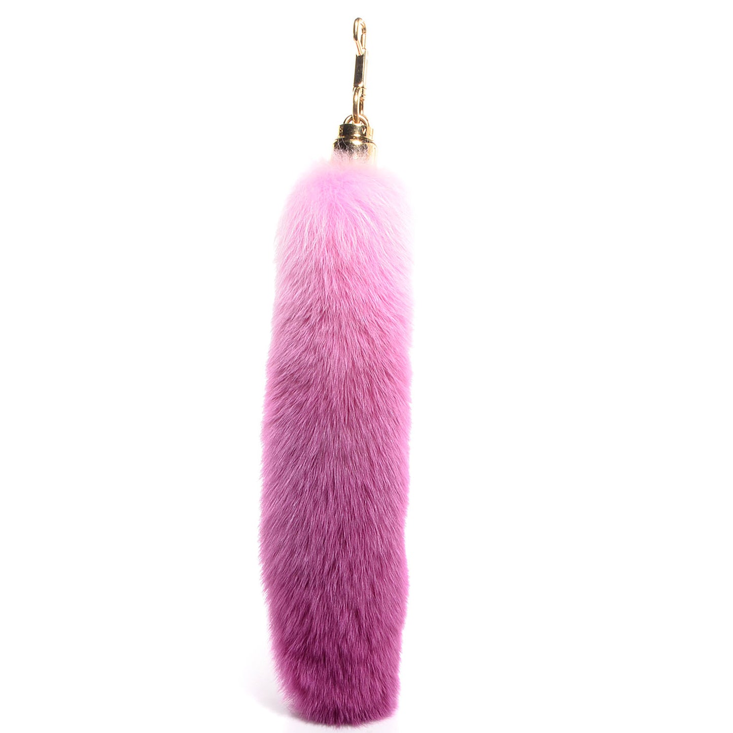 Fox Fur Foxy Bag Charm Rose