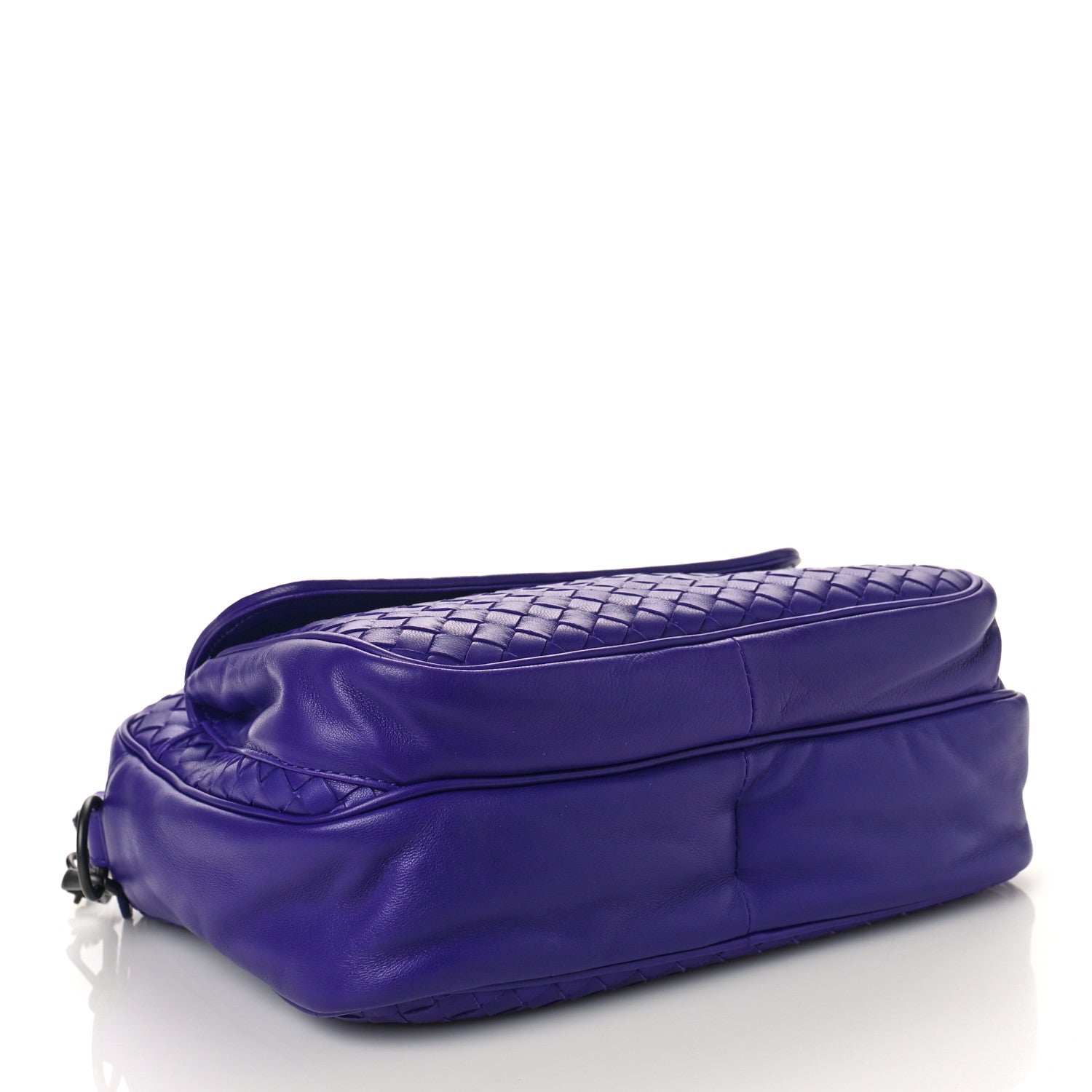 Bottega Veneta Nappa Intrecciato Messenger Bag Purple 4 of 8
