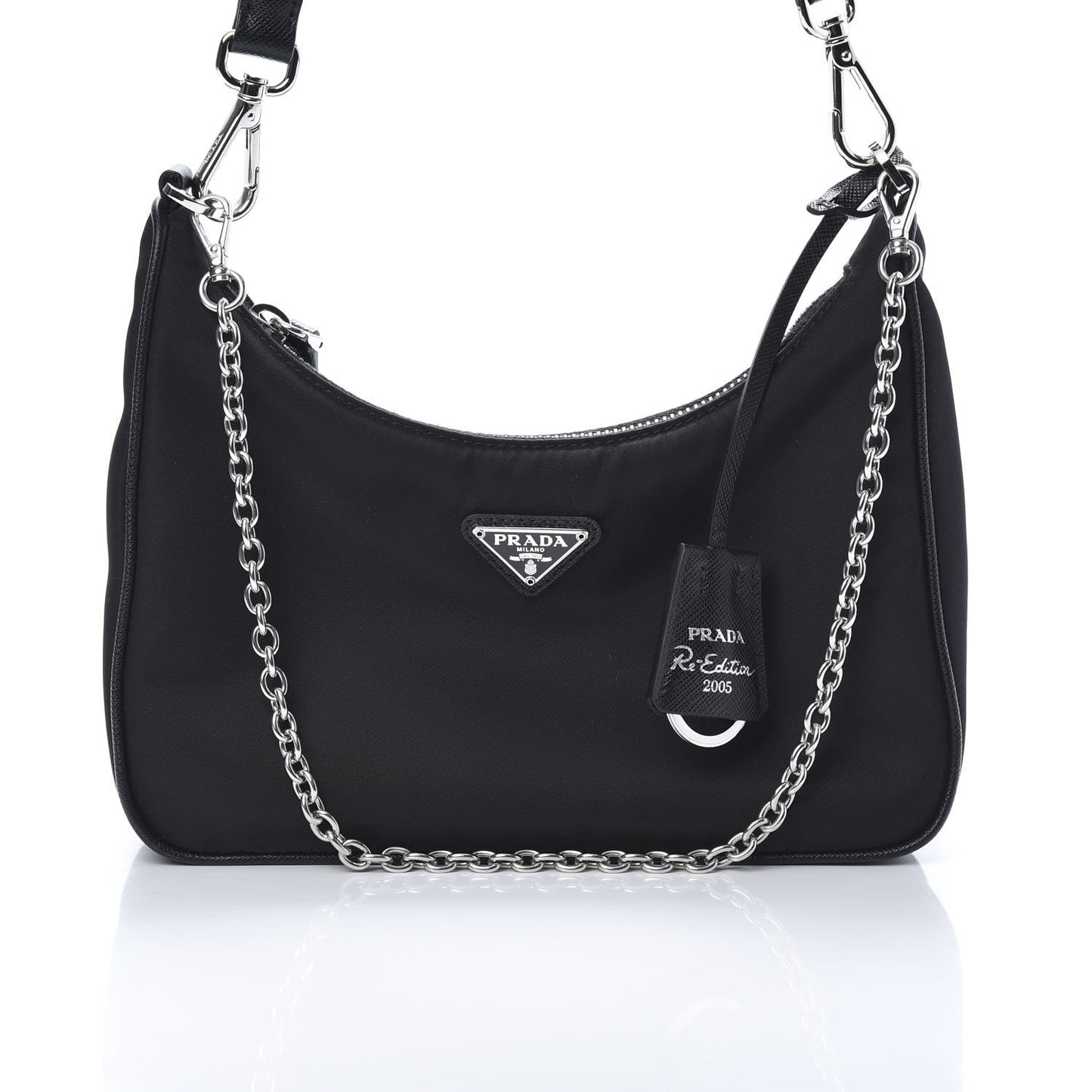 Nylon Re-Edition 2005 Shoulder Bag Black
