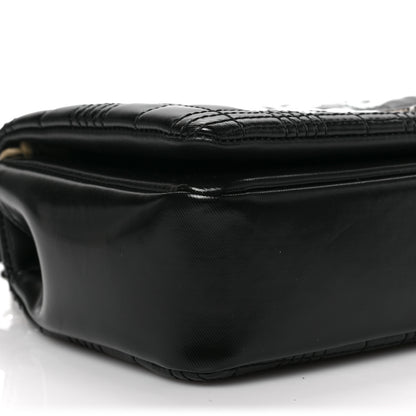 Burberry Patent Quilted Horseferry Print Small Lola Bag Black 7 of 8