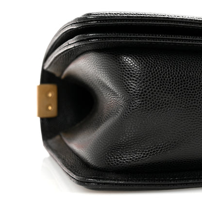 Chanel Caviar Quilted Medium Boy Flap Black 9 of 10