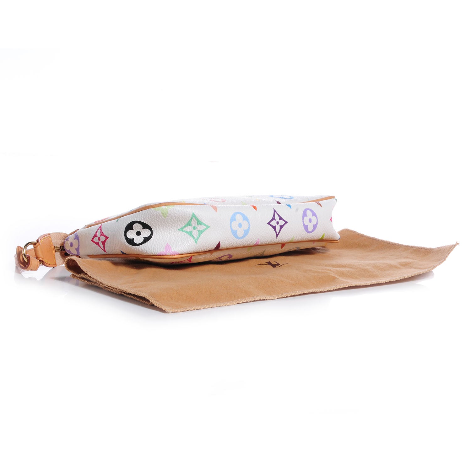Louis Vuitton Monogram Multicolor Pochette Accessories White 4 of 8