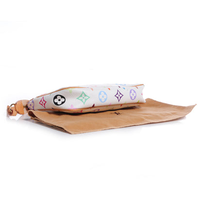 Louis Vuitton Monogram Multicolor Pochette Accessories White 4 of 8