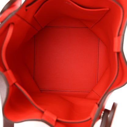 Hermes Evercolor Swift Sac Licol 17 Capucine Havane White 5 of 10