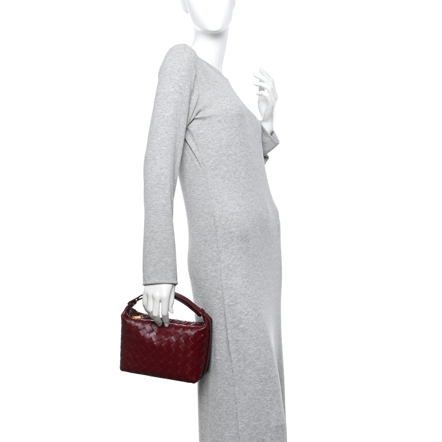 Calfskin Nappa Intrecciato Mini Wallace Barolo