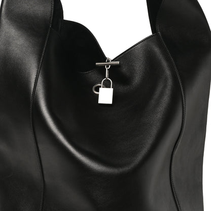 Saint Laurent Supple Calfskin Large Tanger Hobo Black 9 of 11