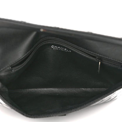 Chanel Patent Calfskin Quilted Reissue 2.55 Clutch So Black 5 of 11