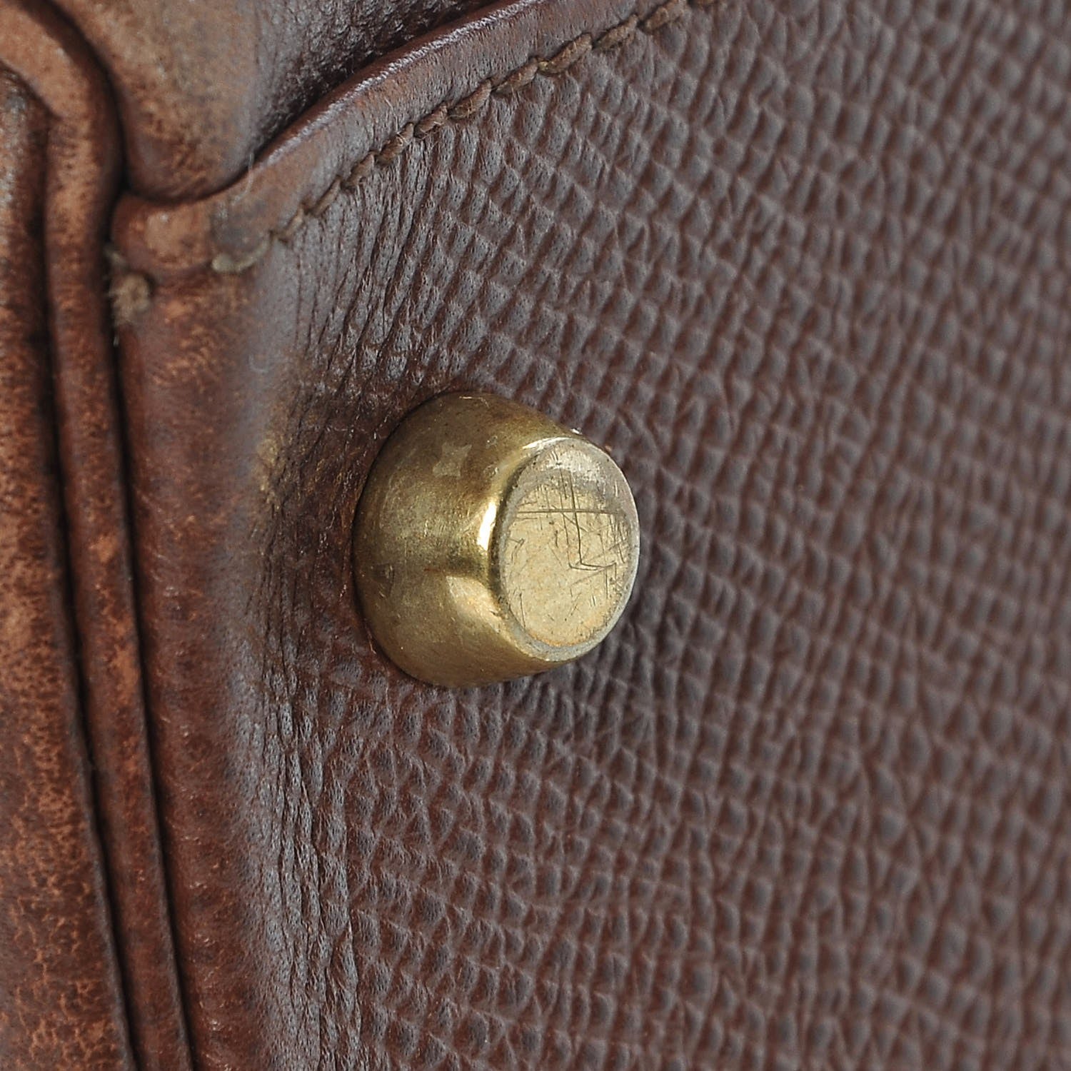 Hermes Courchevel Kelly Retourne 32 Chocolate 33 of 44