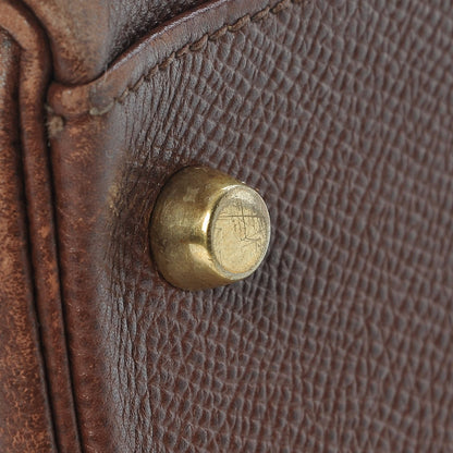 Hermes Courchevel Kelly Retourne 32 Chocolate 33 of 44