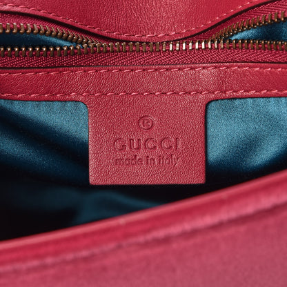 Gucci Velvet Matelasse Blind for Love Embroidered Medium GG Marmont Shoulder Bag Light Raspberry Rose Multicolor 6 of 9