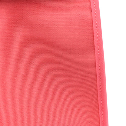 Hermes Vache Hunter Toile Herbag Zip 31 PM Rose Azalee Natural 15 of 16