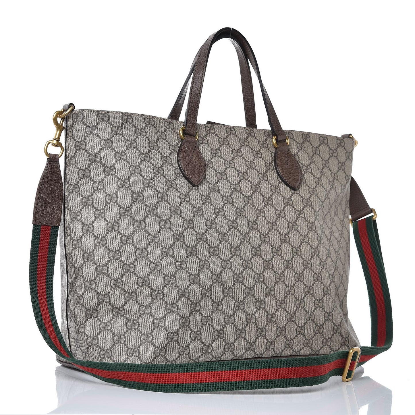 Soft GG Supreme Monogram Courrier Medium Crossbody Tote Beige New Acero