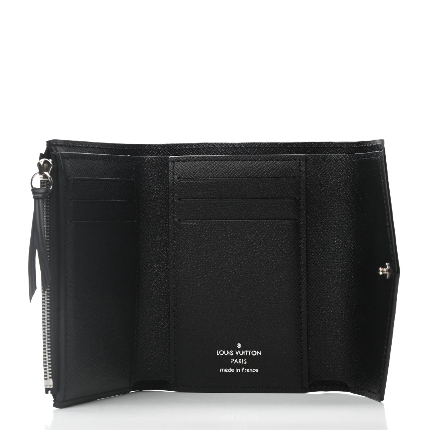 Louis Vuitton Epi Victorine Wallet Black 5 of 7