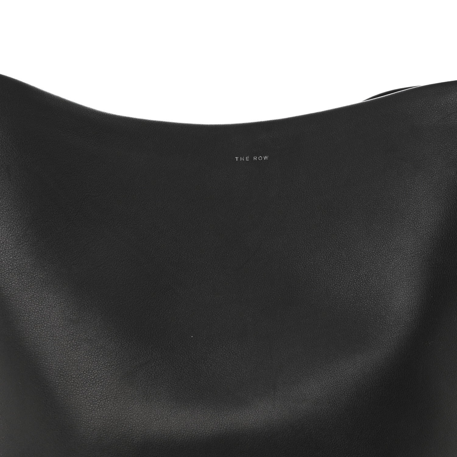 The Row Polished Saddle Calfskin Large N/S Park Tote Black 8 of 10
