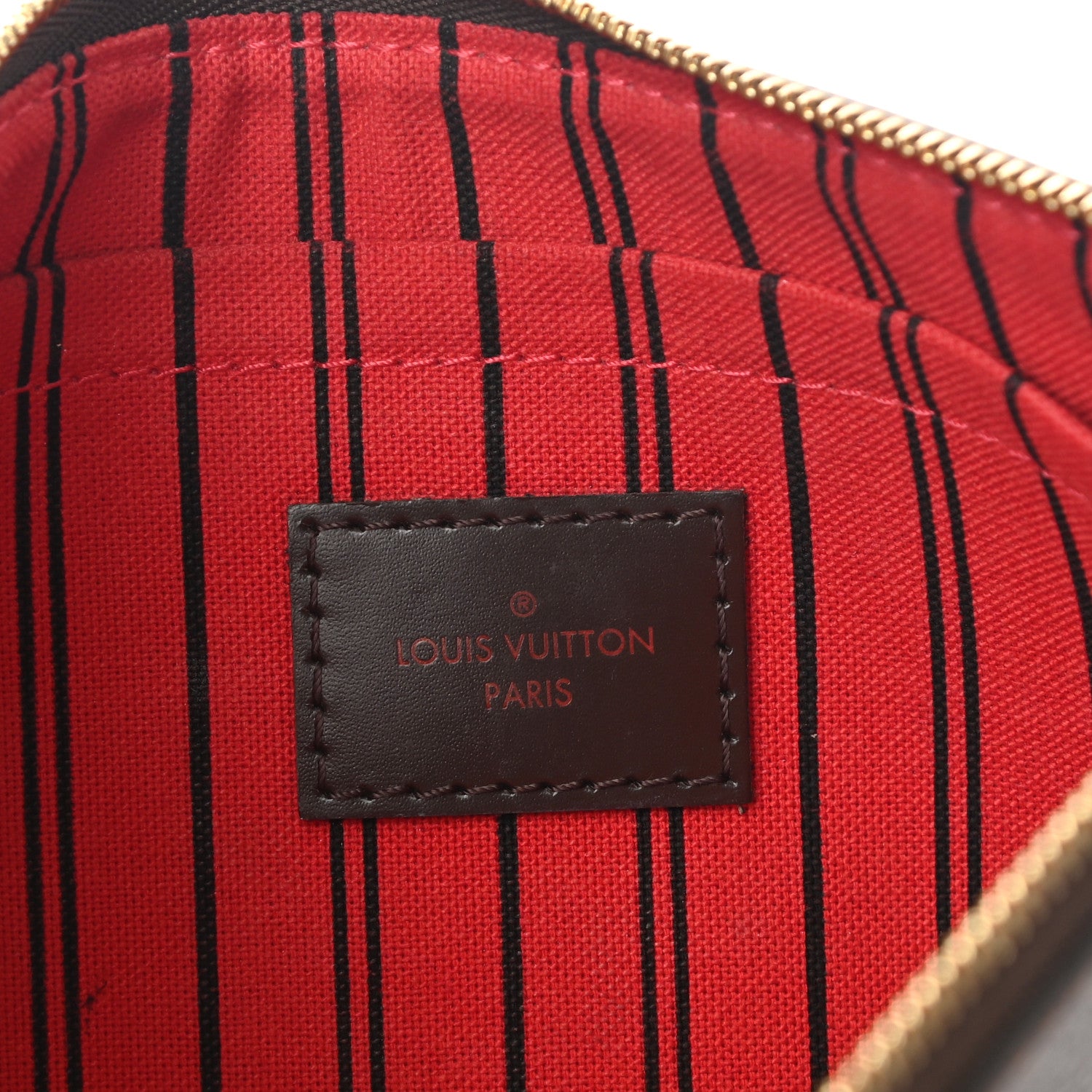 Louis Vuitton Damier Ebene Neverfull MM GM Pochette 5 of 6