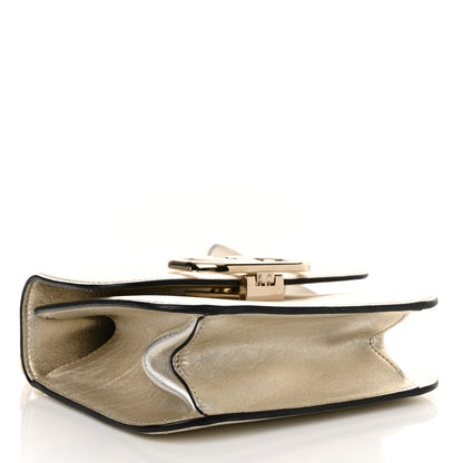 Valentino Garavani Metallic Calfskin Small VSling Shoulder Bag Gold 4 of 17