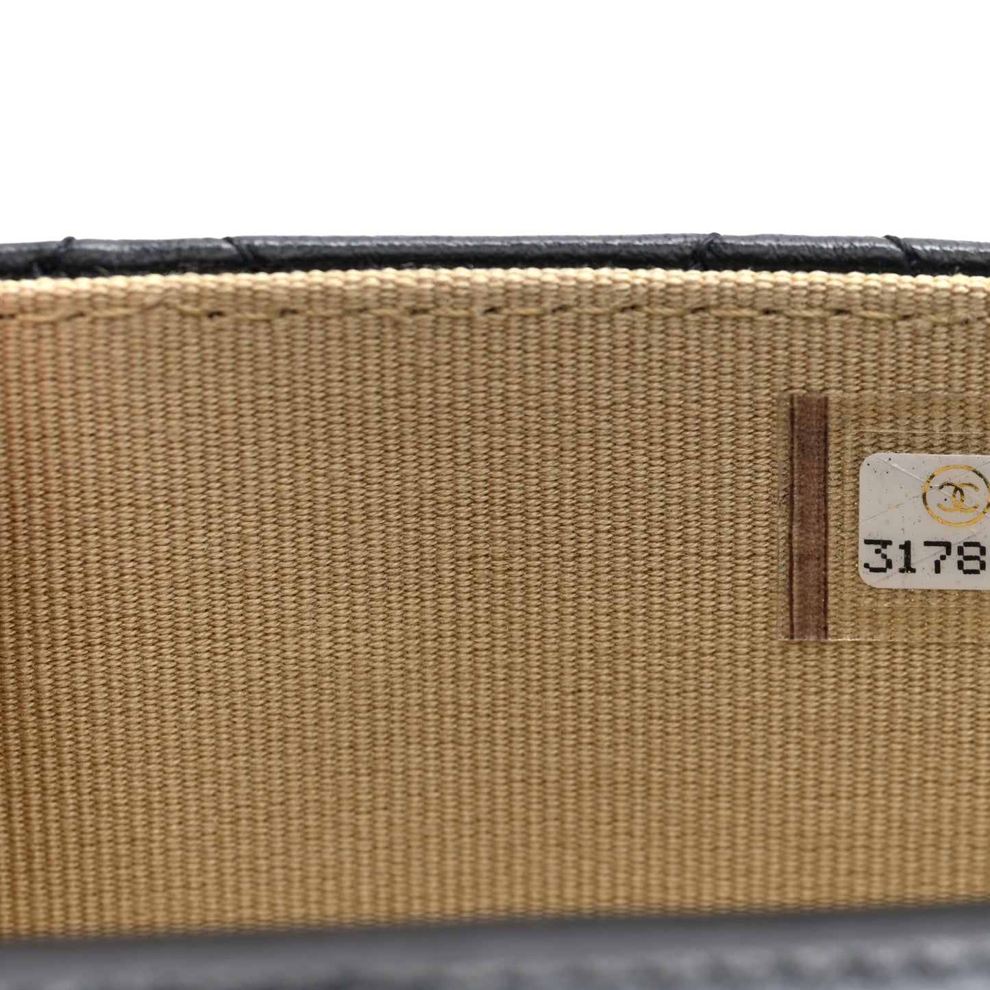 Lambskin Quilted Pearl Crush Flap With Chain Black