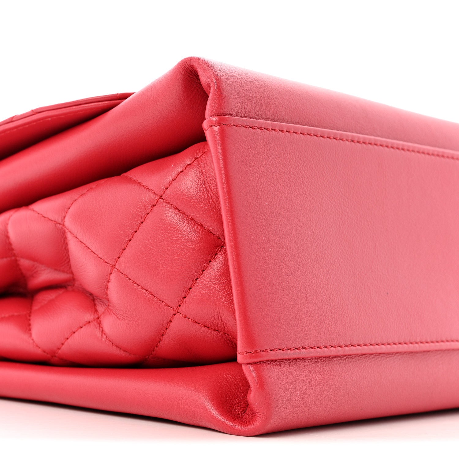 Chanel Calfskin Jumbo Tramezzo Flap Red 11 of 13
