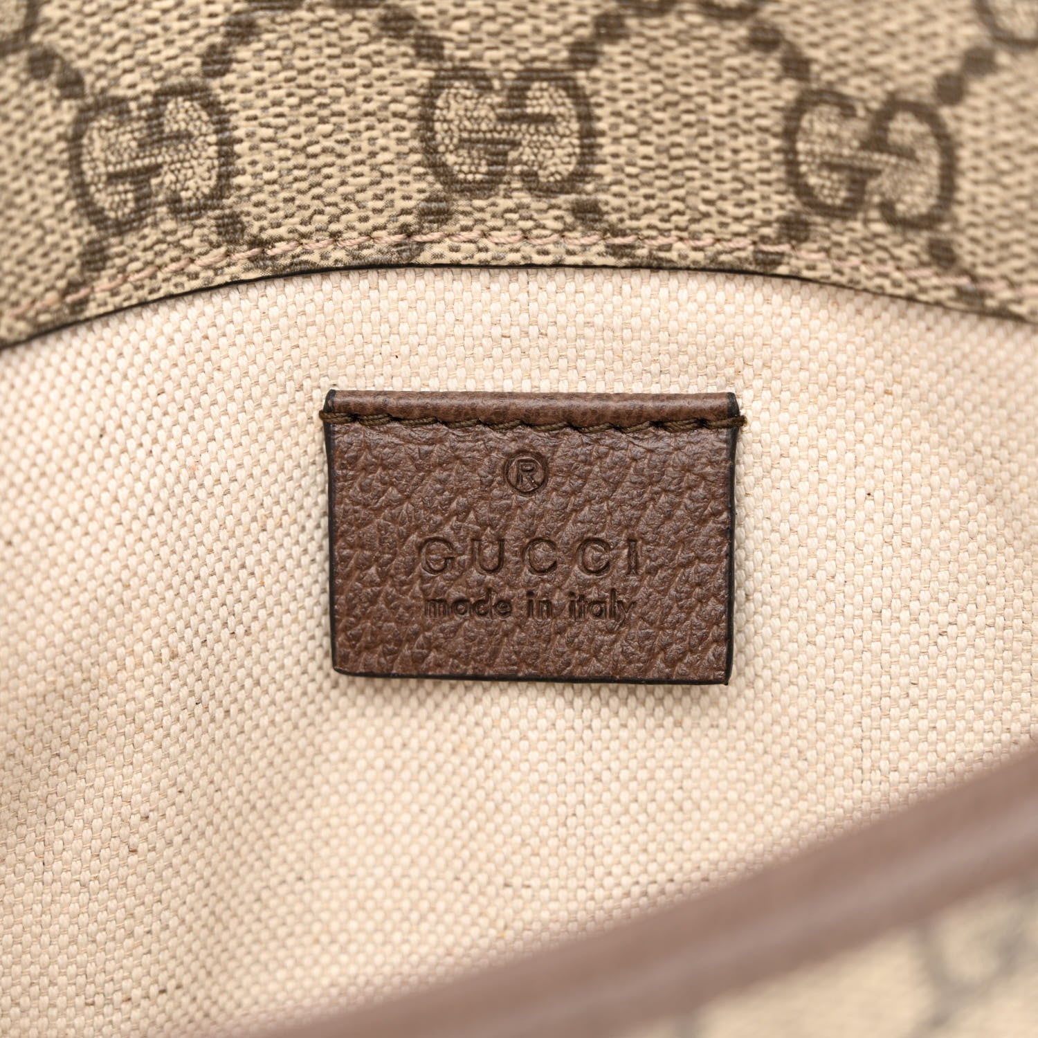 Gucci GG Supreme Monogram Neo Vintage Web Belt Bag Brown 6 of 11