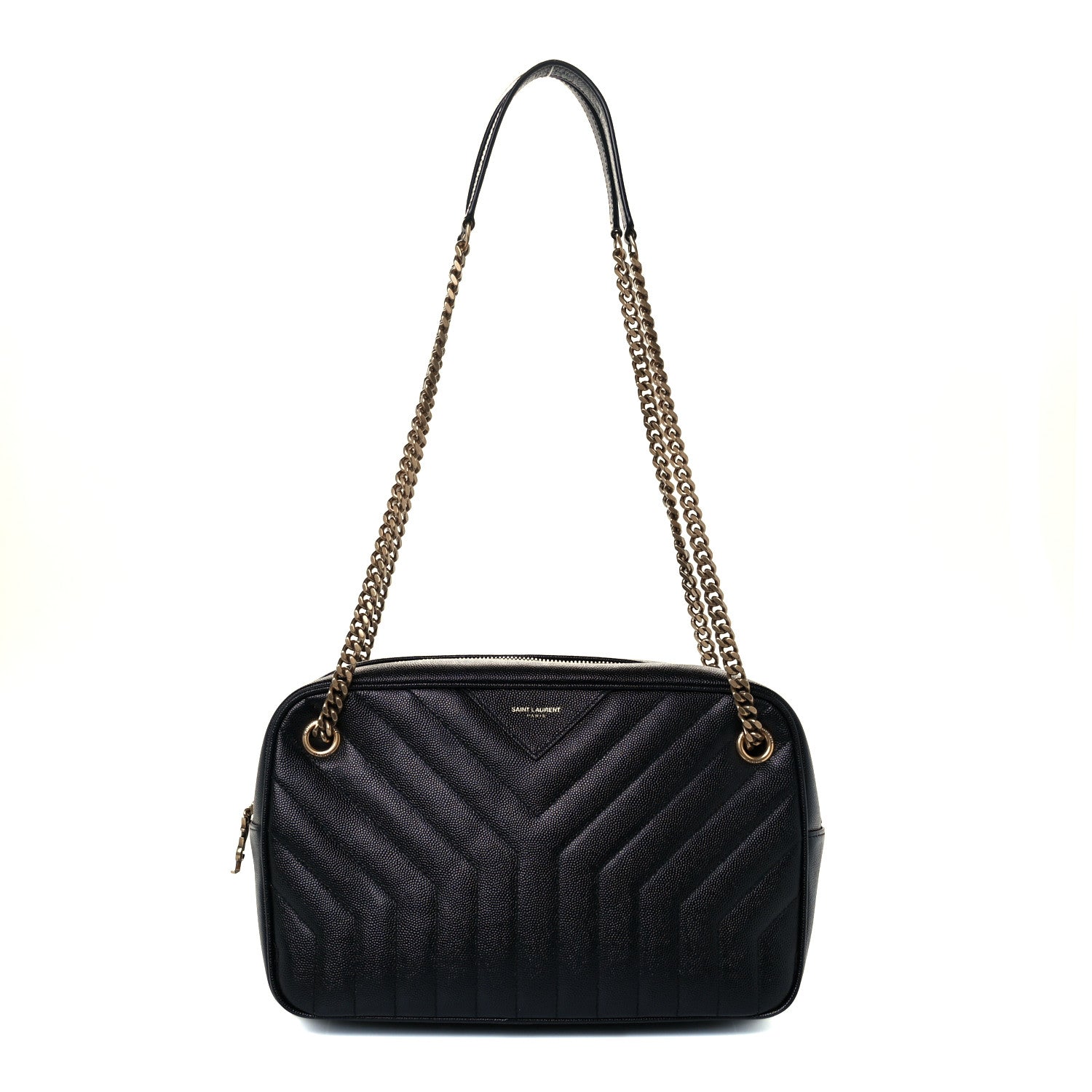 Saint Laurent Calfskin Matelasse Joan Camera Bag Black 1 of 11