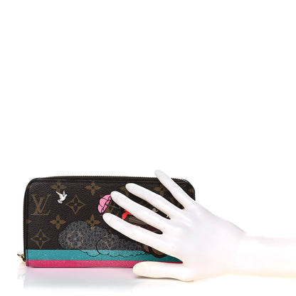 Louis Vuitton Monogram 2015 Christmas Animation Zippy Wallet Hibiscus 2 of 9