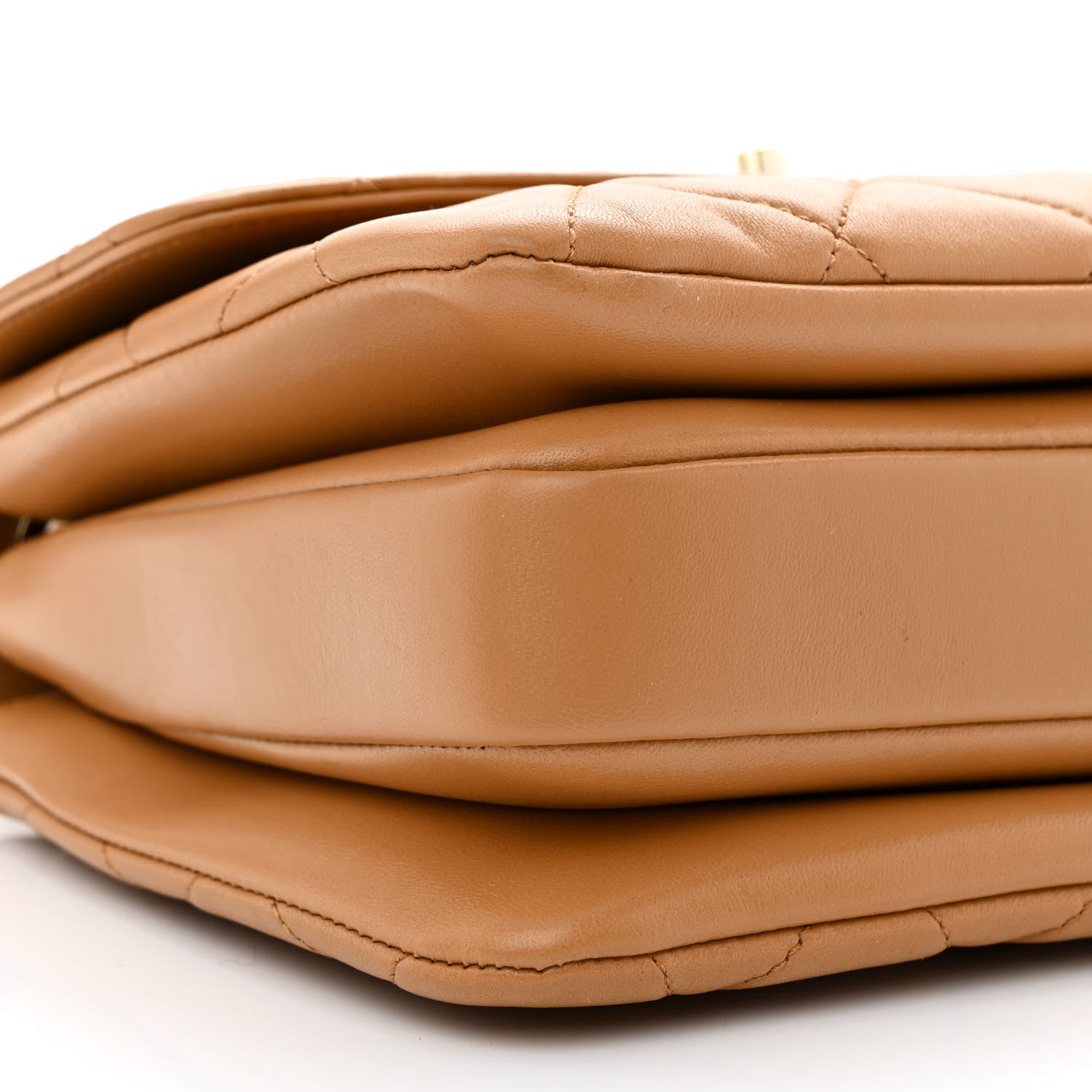 Chanel Lambskin Quilted Small Trendy CC Flap Dual Handle Bag Camel 9 of 11