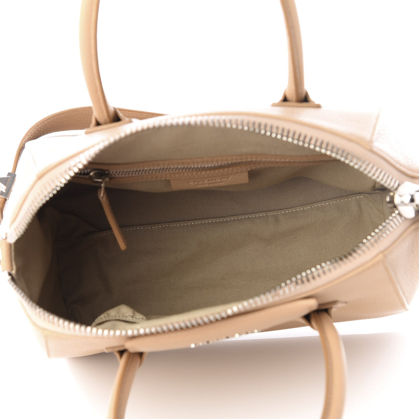 Sugar Goatskin Small Antigona Light Beige