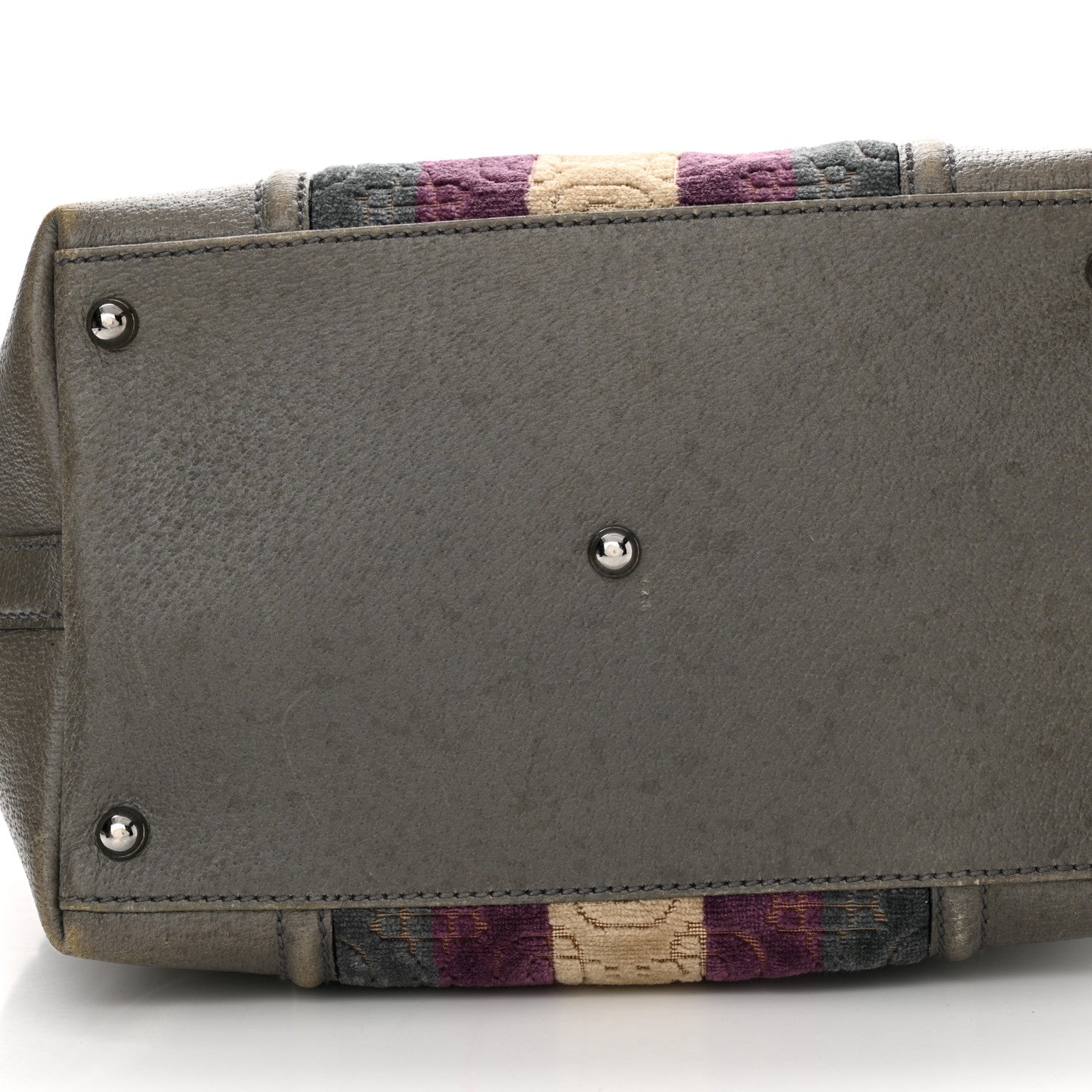 Gucci Velvet Horsebit Embossed Treasure Boston Multicolor 21 of 21