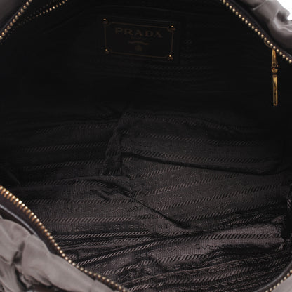 Prada Tessuto Nylon Gaufre Tote Fumo 6 of 8