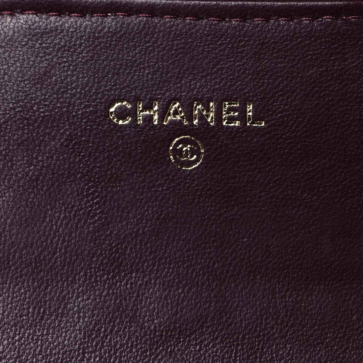 Aged Calfskin Chevron Quilted 2.55 Reissue Flap Wallet Burgundy