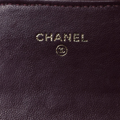 Chanel Aged Calfskin Chevron Quilted 2.55 Reissue Flap Wallet Burgundy 6 of 8