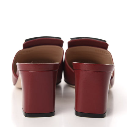Gucci Malaga Kid Crystal Square G Madelyn Mules 40.5 Romantic Cerise 5 of 10