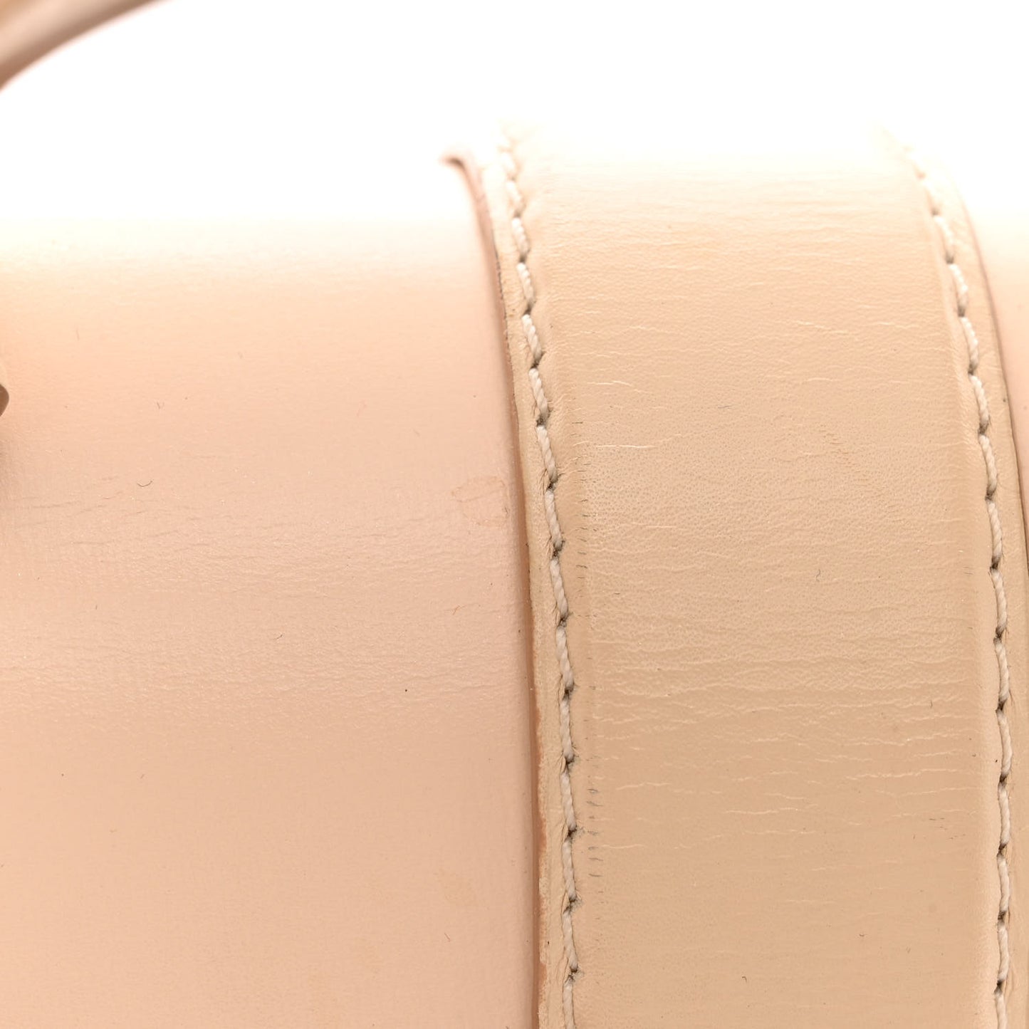 Grained Smooth Calfskin Rose Des Vents PM Creme