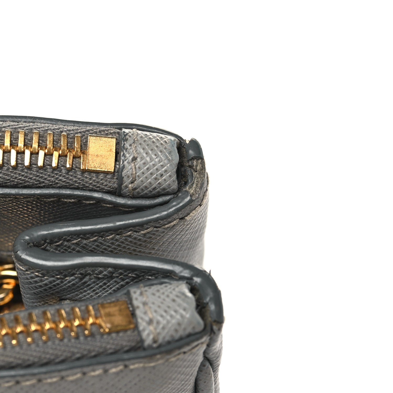 Prada Saffiano Mini Galleria Double Zip Tote Marmo 11 of 12