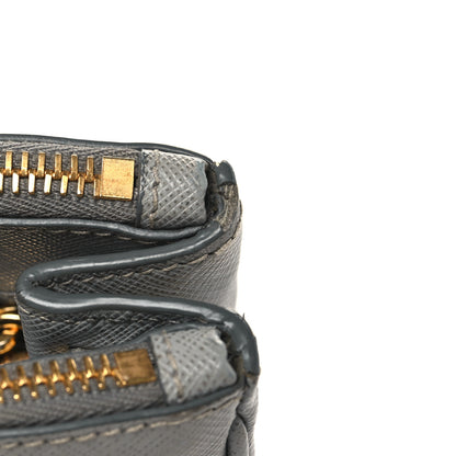 Prada Saffiano Mini Galleria Double Zip Tote Marmo 11 of 12