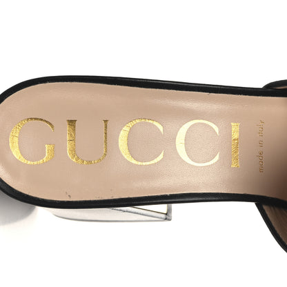 Gucci Nappa Horsebit 75mm Slide Sandals 41.5 Black 9 of 10