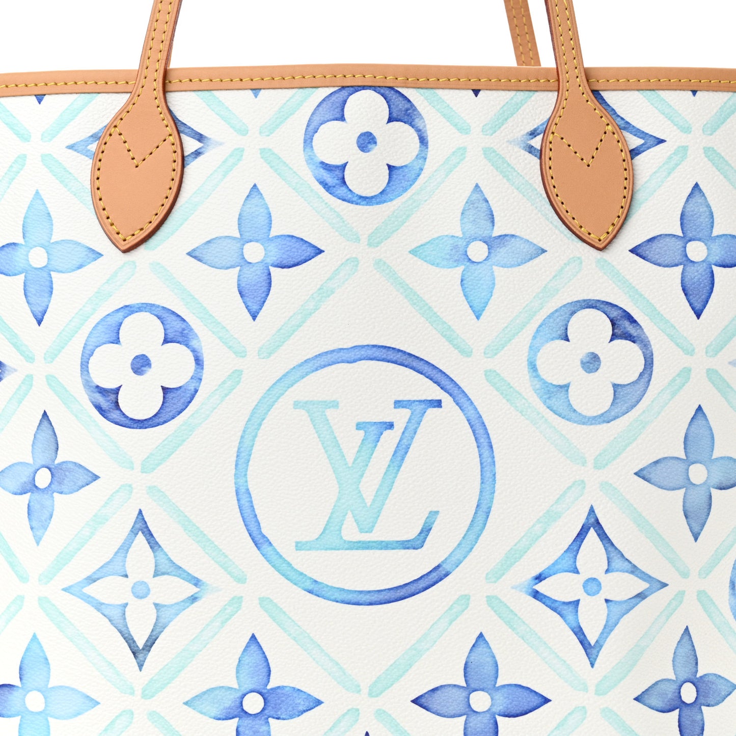 Monogram Tiles By The Pool 2.0 Neverfull MM Lagoon Blue