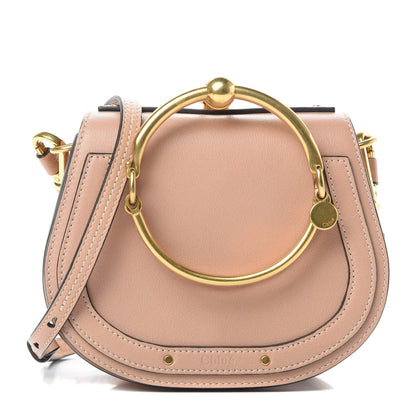 Chloe Calfskin Suede Small Nile Bracelet Bag Biscotti Beige 1 of 10