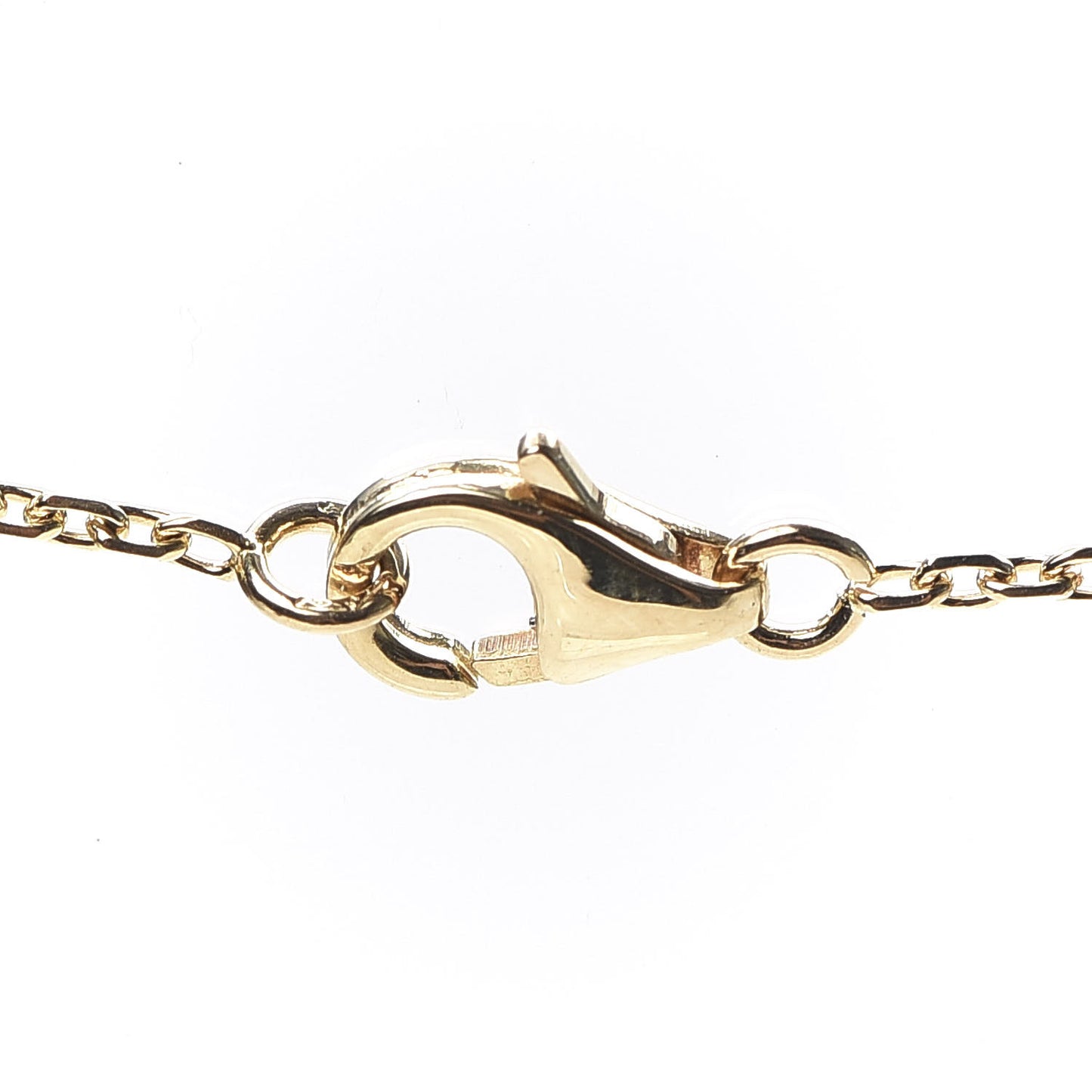 18K Yellow Gold Vintage Alhambra Pendant Necklace