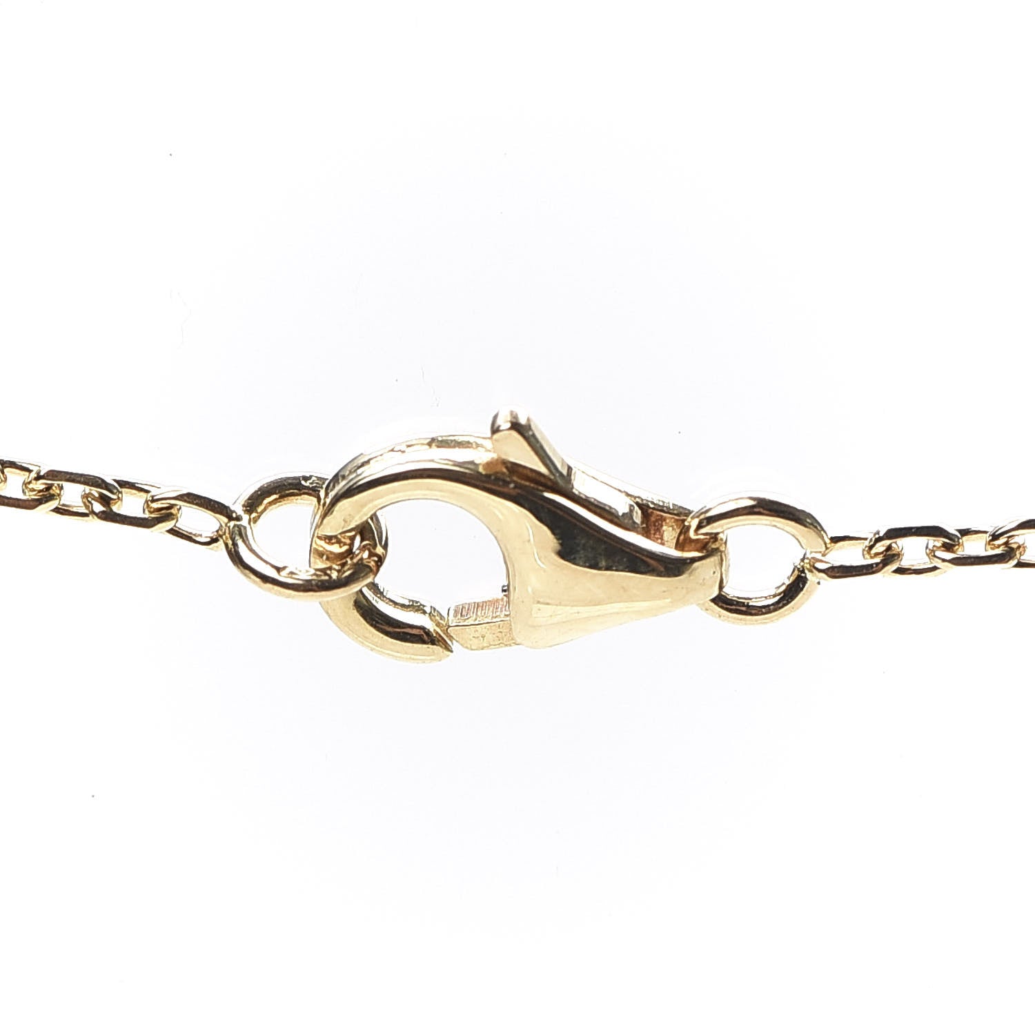 Van Cleef & Arpels 18K Yellow Gold Vintage Alhambra Pendant Necklace 4 of 5