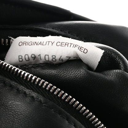 Bottega Veneta Lambskin Maxi Intreccio Padded Chain Cassette Crossbody Bag Black 8 of 11