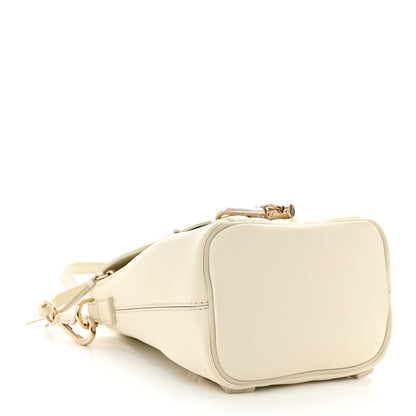 Chloe Calfskin Quilted Mini Faye Backpack Natural White 4 of 10