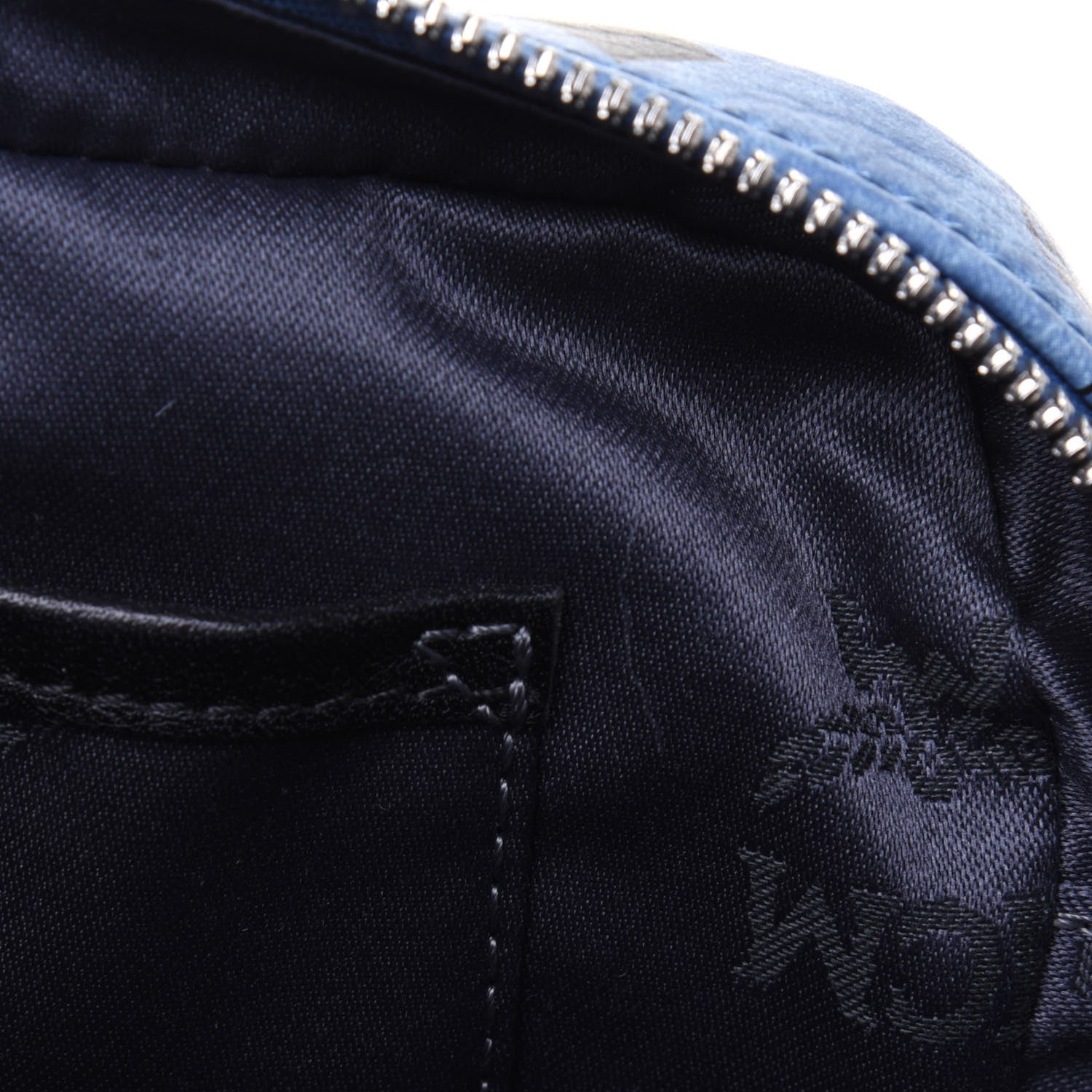 MCM Visetos Small Heritage Line Camera Crossbody Bag Munich Blue 11 of 15