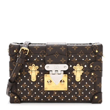 Louis Vuitton Monogram Studded Petite Malle 1 of 10