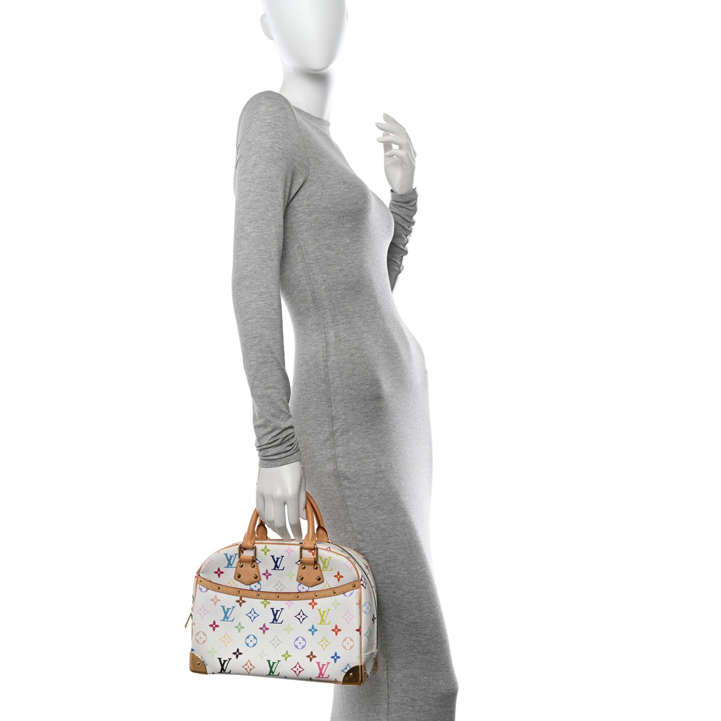 Monogram Multicolor Trouville White