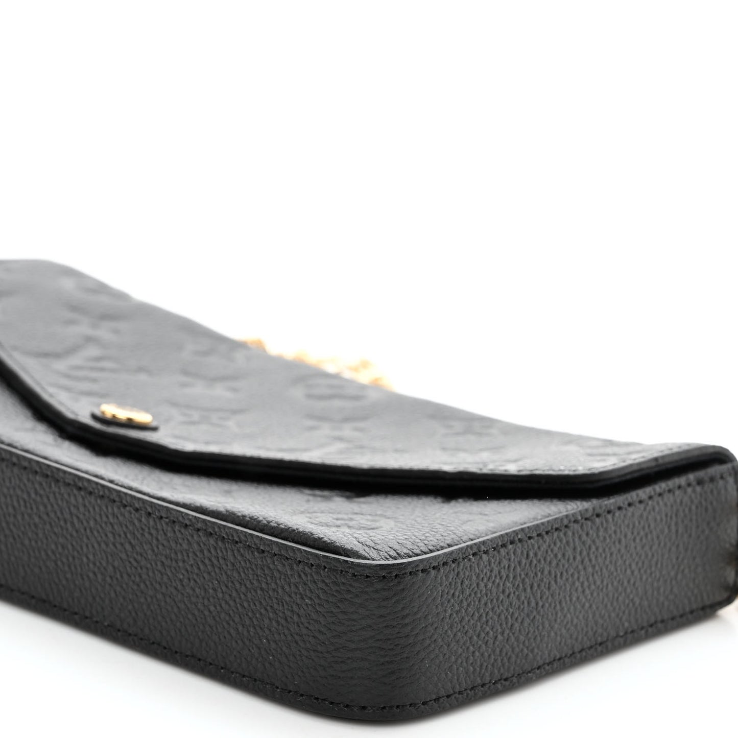 Empreinte Pochette Felicie Chain Wallet Black