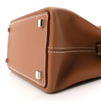 Hermes Togo Swift Medor Bag Gold 10 of 10