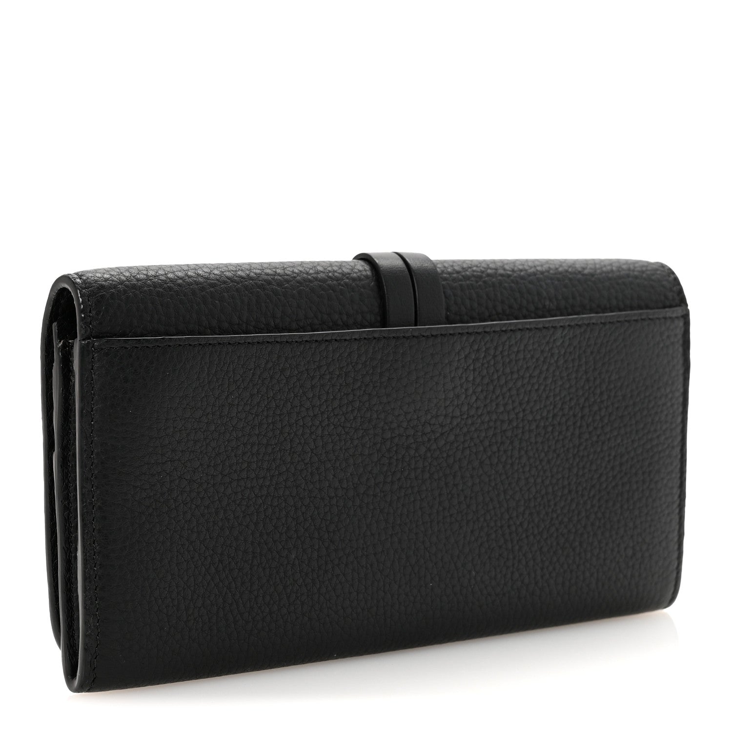 Chloe Calfskin Alphabet Long Wallet Black 3 of 6